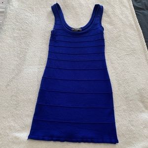 Royal blue dress